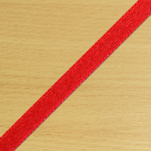 3mm Satin Ribbon Red